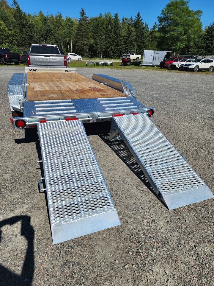 2026 N&N 6x14 Galvanized Utility Trailer – Tandem 3500 lb Axles, Brakes, 7000 lb GVWR