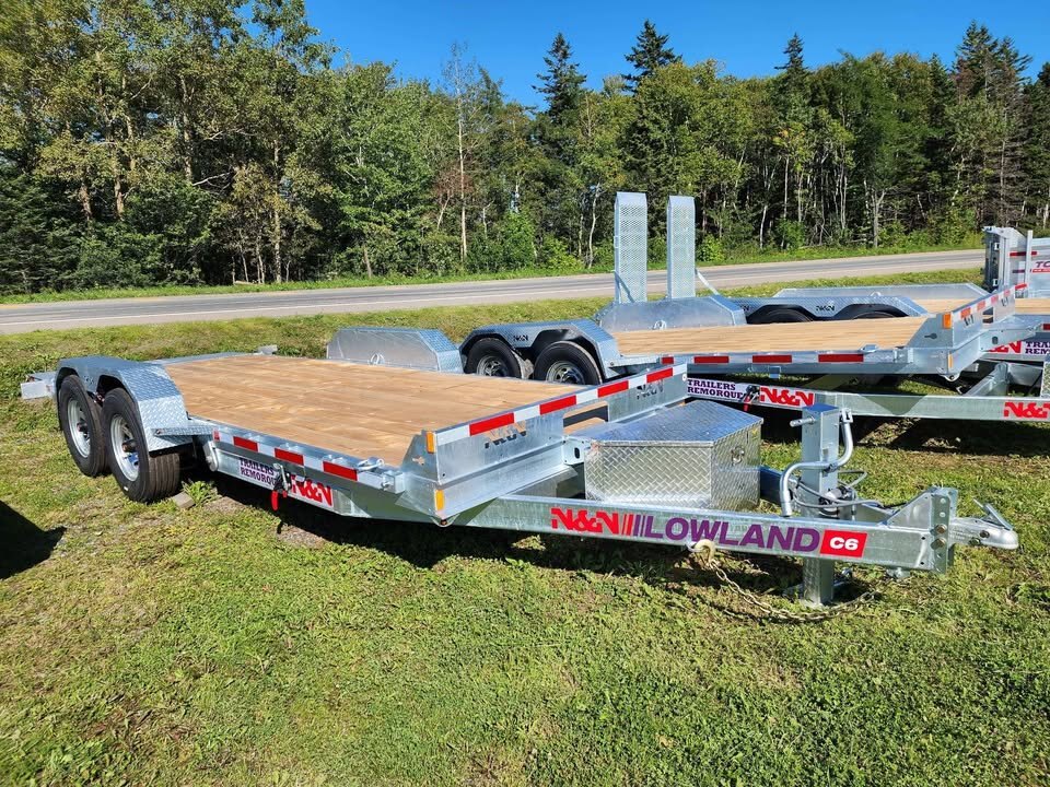 2026 N&N 6x12 Galvanized Dump Trailer – 10K GVWR, Telescopic Cylinder
