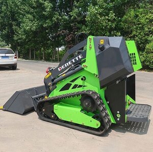 Trail Maintenance Package: Derette DRT 450 Wheeled Mini Skid Steer Loader