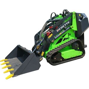Trail Maintenance Package: Derette DRT 450 Wheeled Mini Skid Steer Loader
