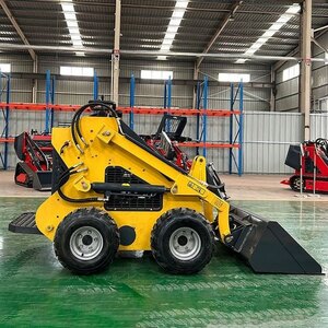 Barn Clearing Package: Derette DRT 380 Mini Skid Steer with Standard Bucket