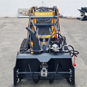 Derette Electric Snow Blower for Mini Skid Steer Loader