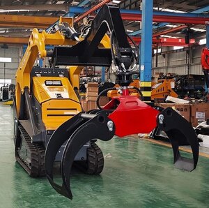 Derette Rotary Grapple for Mini Skid Steer Loader
