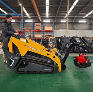 Derette Rotary Grapple for Mini Skid Steer Loader