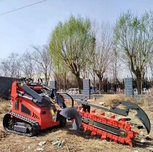Derette Trencher for Mini Skid Steer Loader