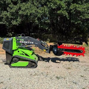 Derette Trencher for Mini Skid Steer Loader