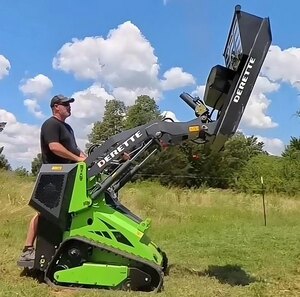 Derette Brush Cutter for Mini Skid Steer Loader