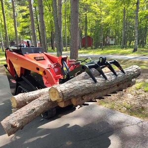 Derette Hydraulic Grapple for Mini Skid Steer Loader