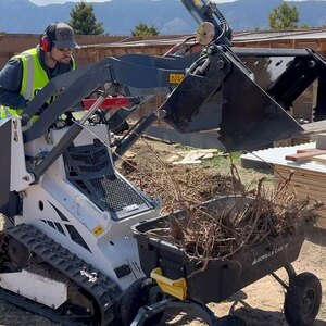 Derette 4 in 1 Bucket for Mini Skid Steer Loader