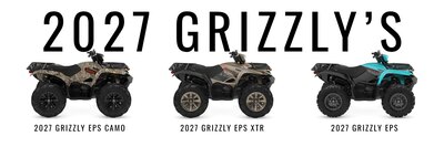 2027 YAMAHA GRIZZLY'S