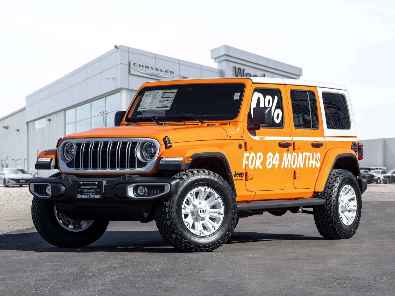 2026 Jeep Wrangler SAHARA   0% AVAILABLE FOR 84 MONTHS   WHITECAP