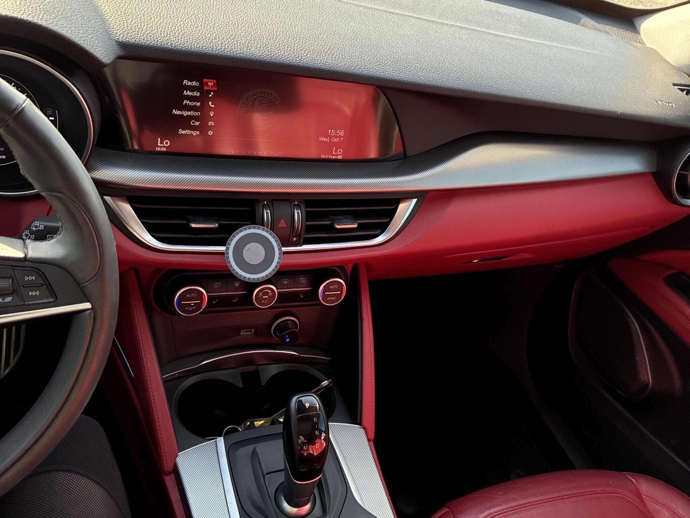 2018 Alfa Romeo Stelvio SPORT SUNROOF RED LEATHER UPGRADED AUDIO