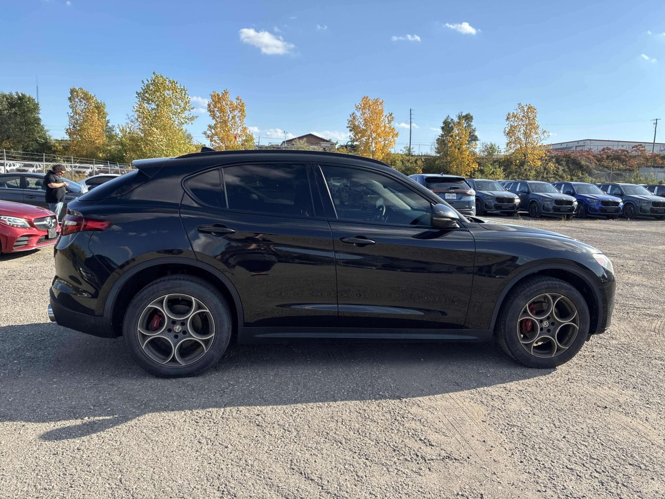 2018 Alfa Romeo Stelvio SPORT SUNROOF RED LEATHER UPGRADED AUDIO