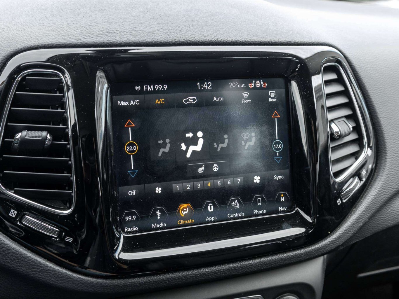 2020 Jeep Compass LIMITED 4X4 NAVI CAR PLAY HTD SEAT