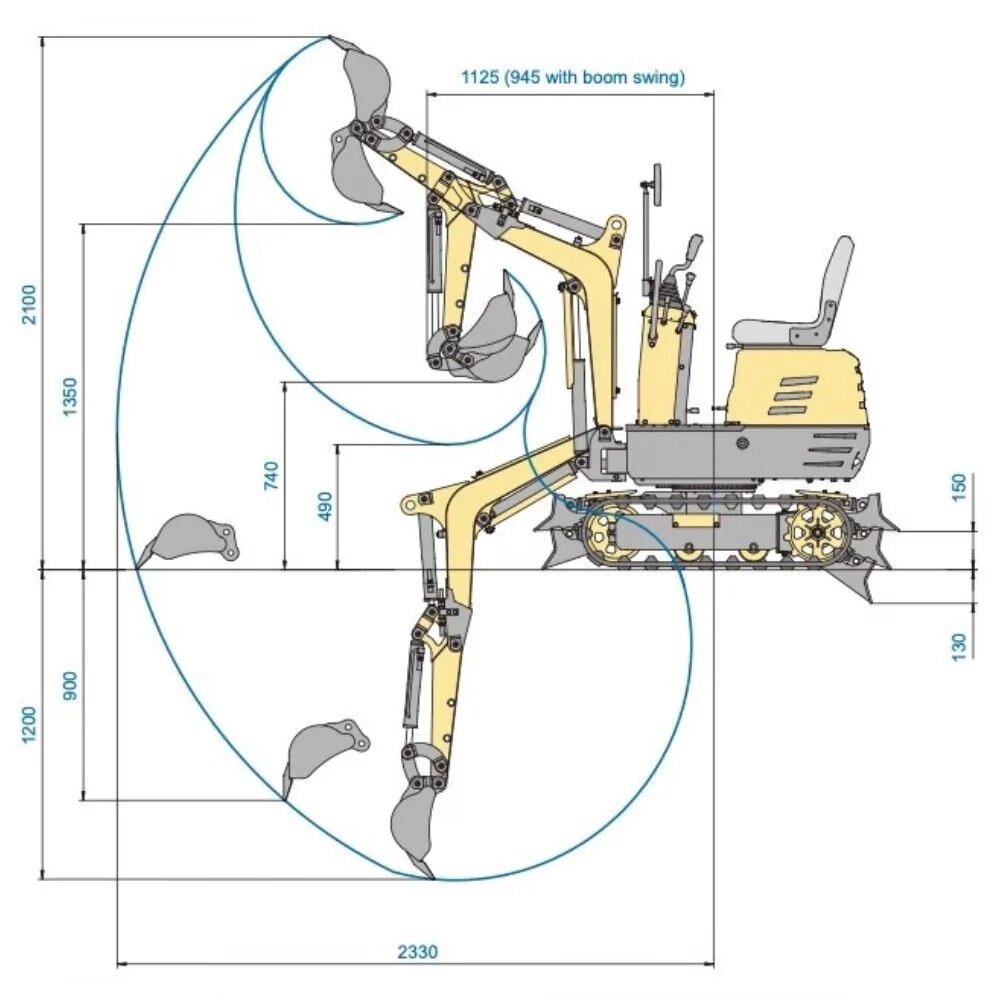Ducar Excavator 28 0.8T