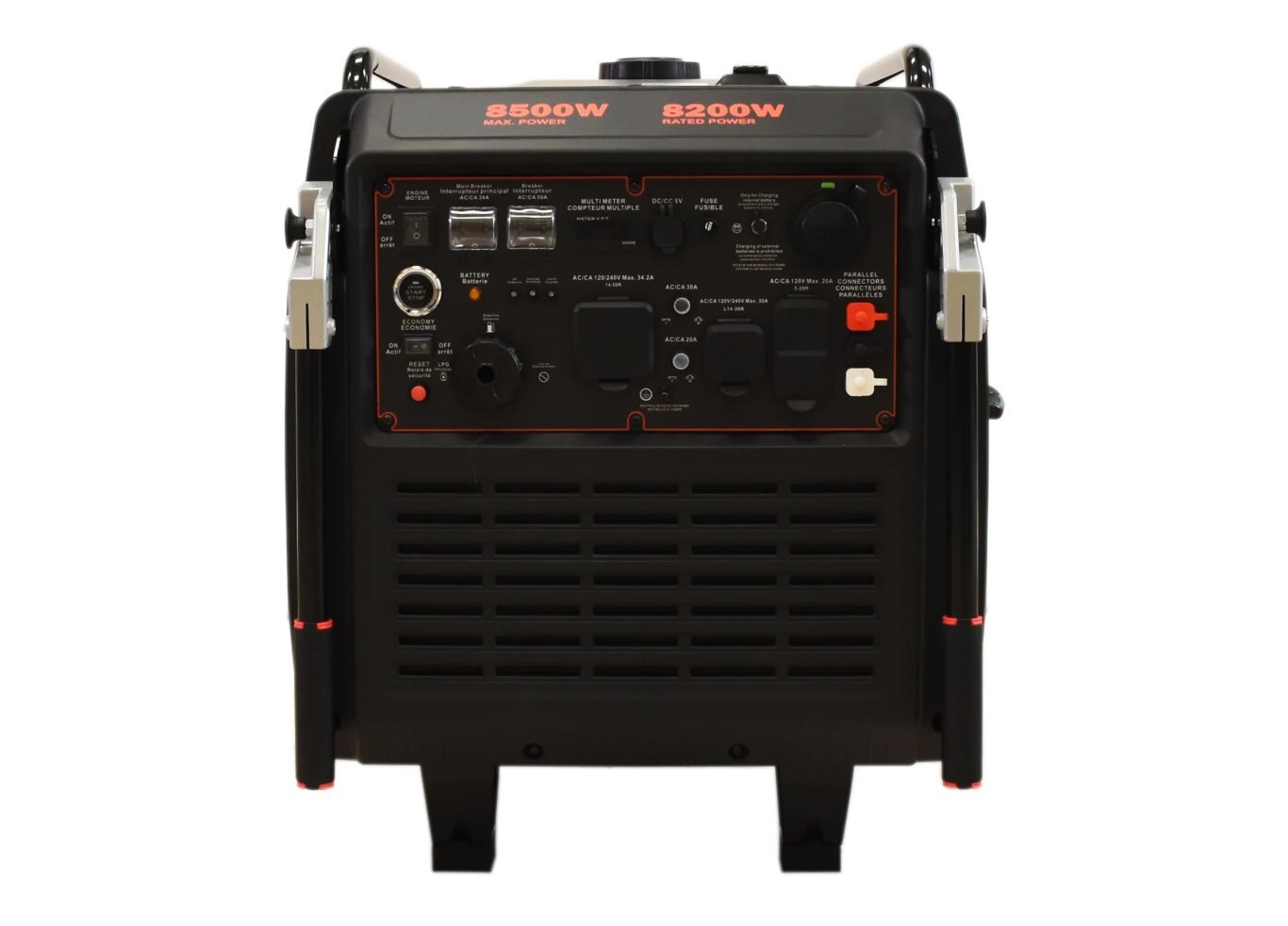 Ducar 8500W Inverter generator with remote start (Dual fuel: LPG and Gas)