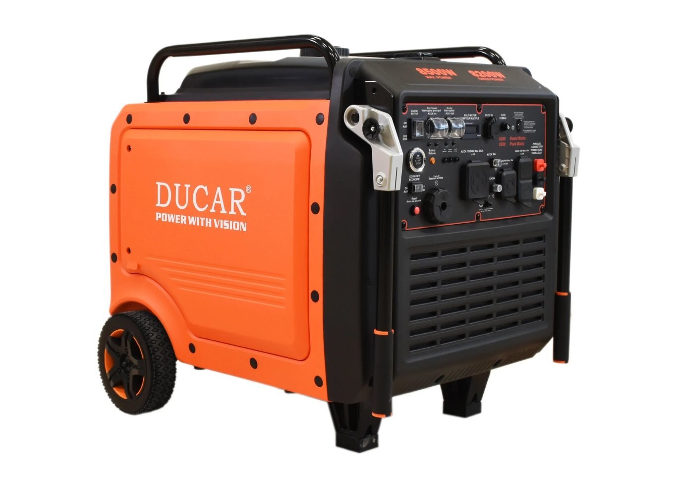 Ducar 4000W Inverter generator (Dual fuel: LPG and Gas)