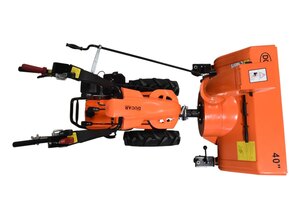 Ducar 40 in DCS Snow Blower, for DCS Unit, efficient snow clearing