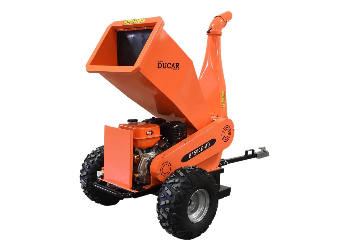 Ducar Wood chipper Heavy Duty 15 HP, 420 cc engine, electric start