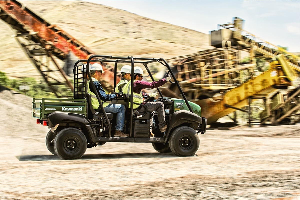 2026 Kawasaki MULE 4010 TRANS4x4 Dark Royal Red