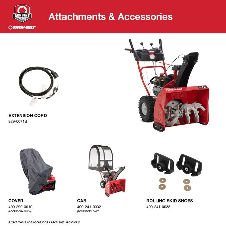 Troy Bilt Storm™ 2600 Snow Blower 31AS6KM3B23
