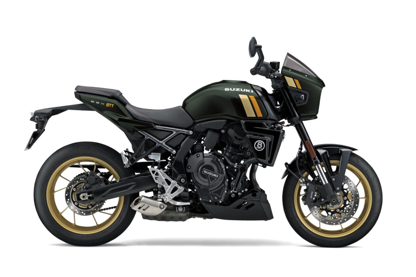 2026 Suzuki GSX 8TT Pearl Mat Shadow Green (QU5)
