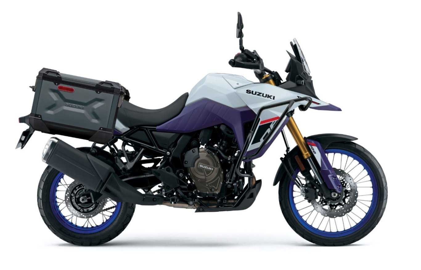 2026 Suzuki V Strom 800DE Adventure Pearl Tech White