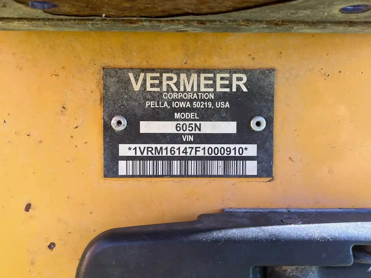 2015 Vermeer 605N
