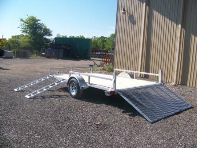 2023 DURATRAIL 7X14 SINGLE AXLE GLAVANIZED ATV TRAILER