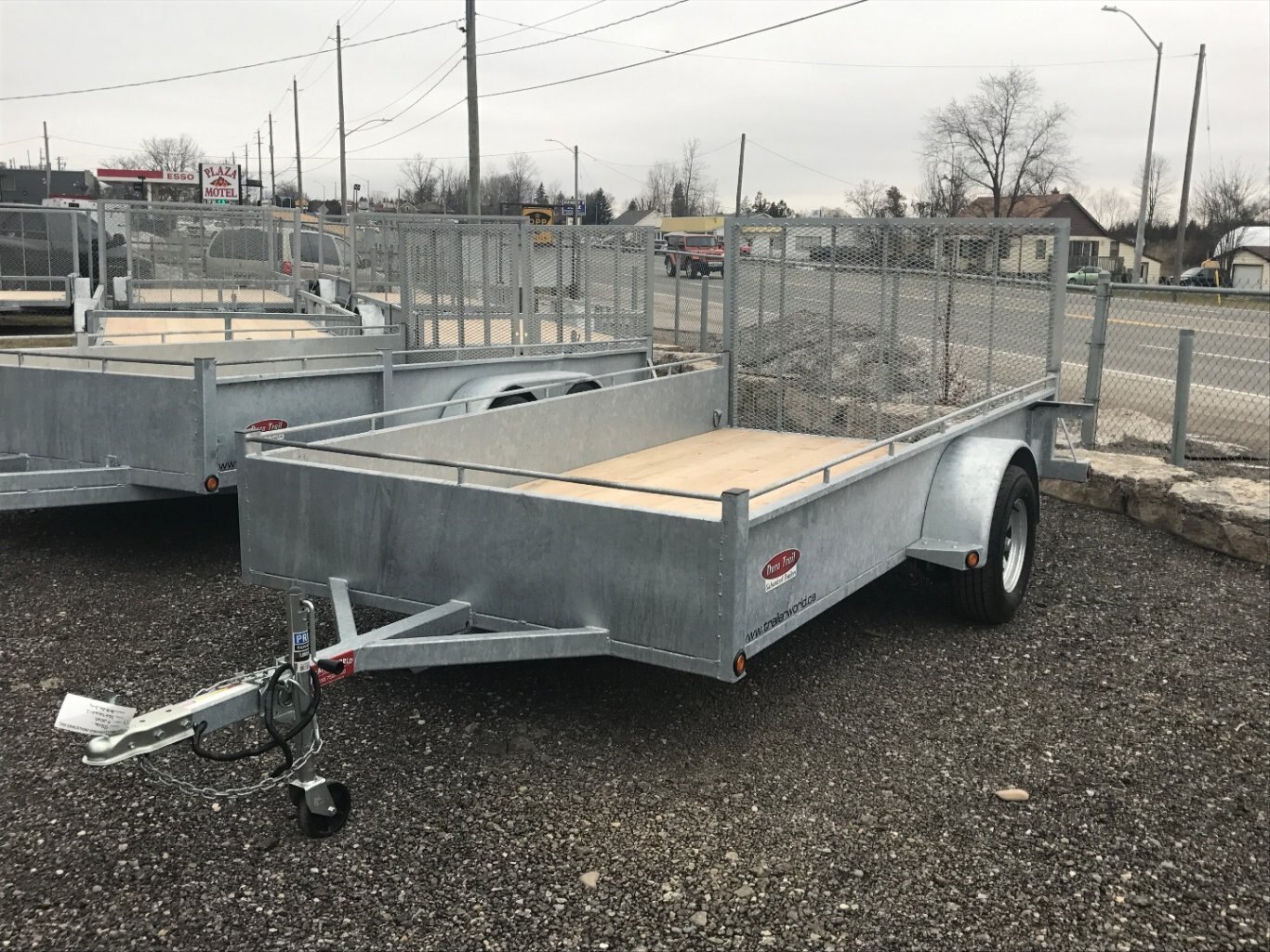 2023 DURATRAIL 82X12 SINGLE AXLE GLAVANIZED UTILITY TRAILER