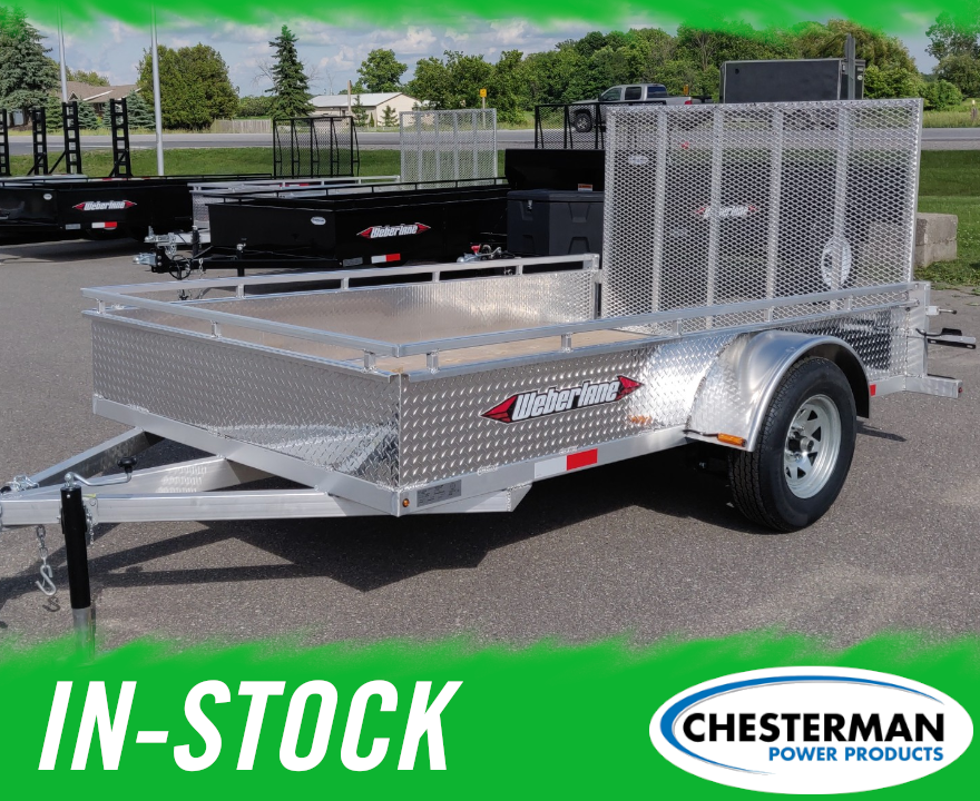 8993 00740DA3 980C 4E06 A889 30929169F9D7 2023 Weberlane 6x10 Aluminum Utility Trailer (AWL1072)