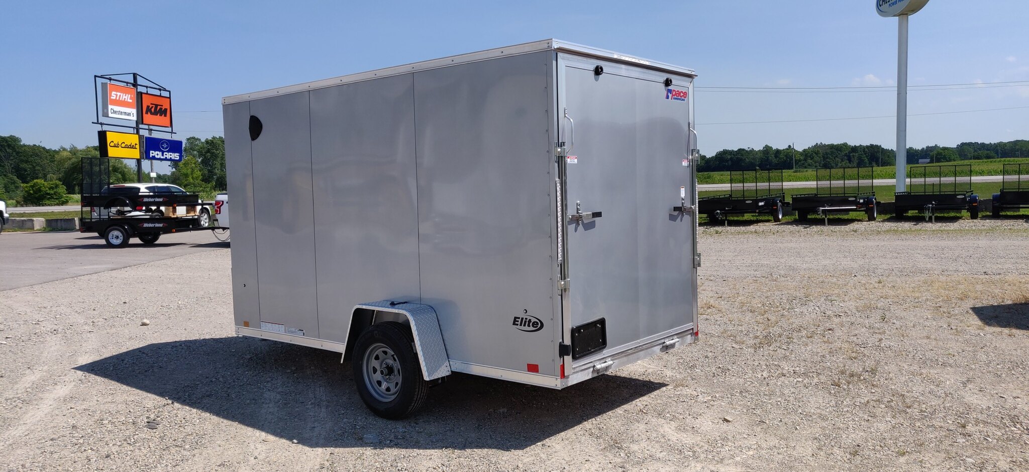 2023 Pace 6x12 Elite Aluminum Cargo Trailer (Ramp)