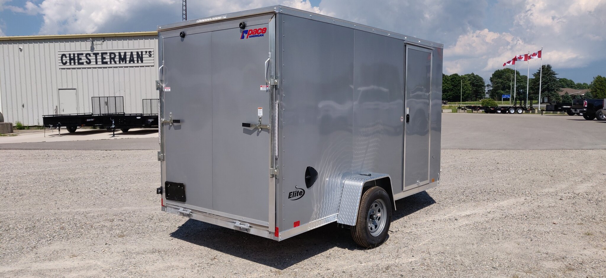 2023 Pace 6x12 Elite Aluminum Cargo Trailer (Ramp)