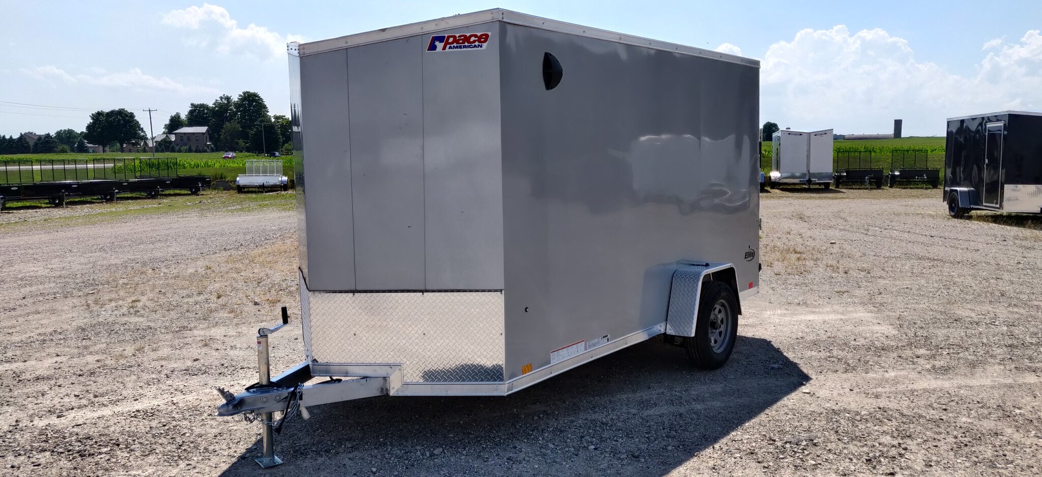 2023 Pace 6x12 Elite Aluminum Cargo Trailer (Ramp)