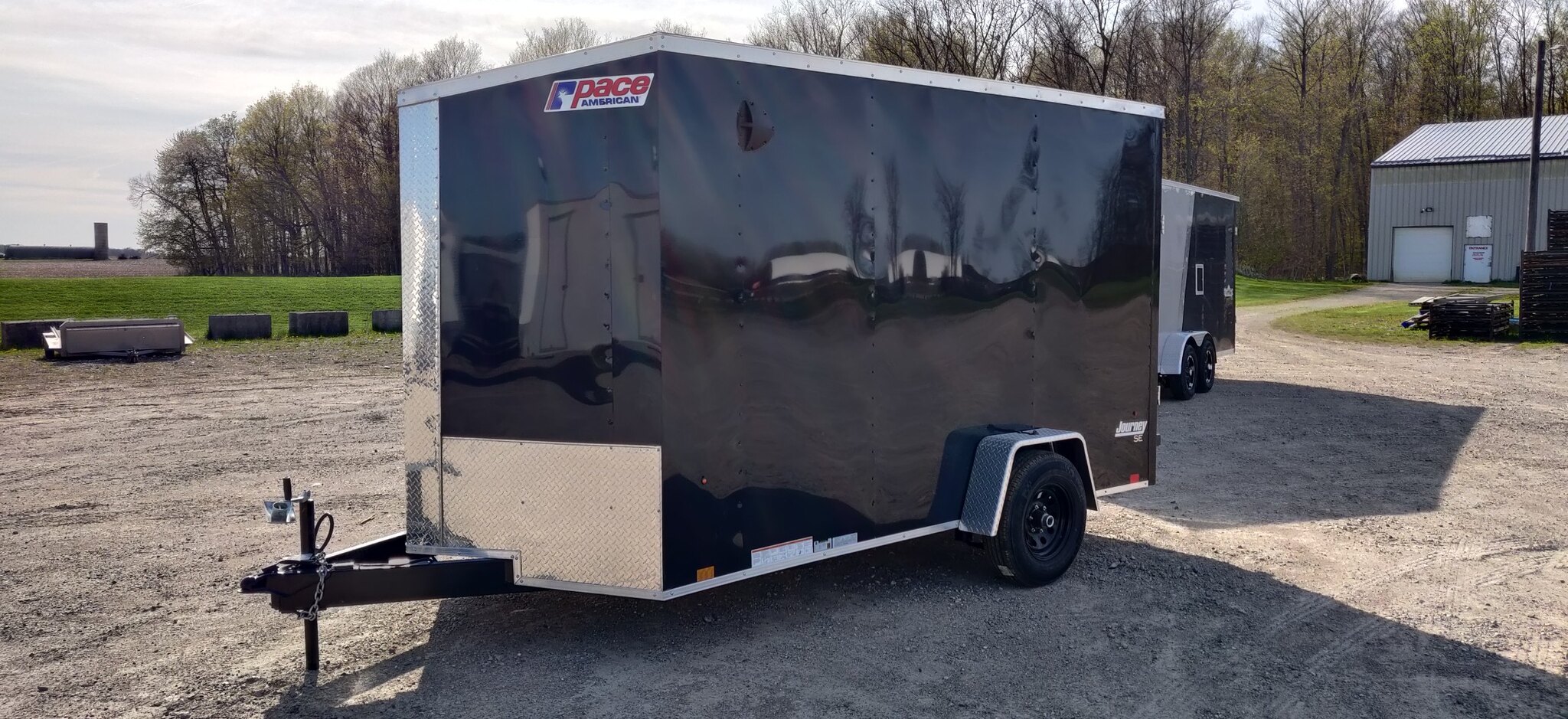 2023 Pace 7X12 Journey SE Cargo Trailer UTV Package (12in / Ramp / 5200 LB Axle)