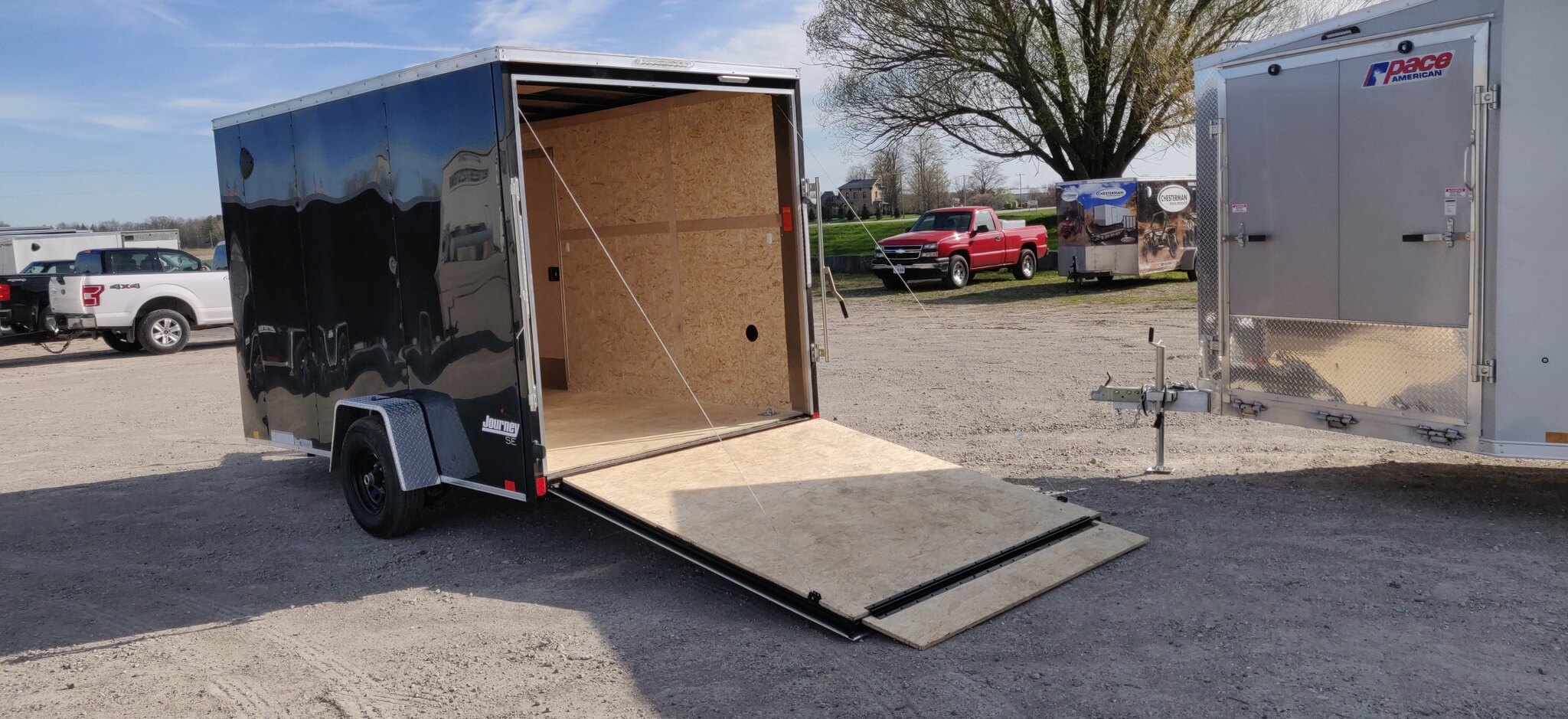 2023 Pace 7X12 Journey SE Cargo Trailer UTV Package (12in / Ramp / 5200 LB Axle)