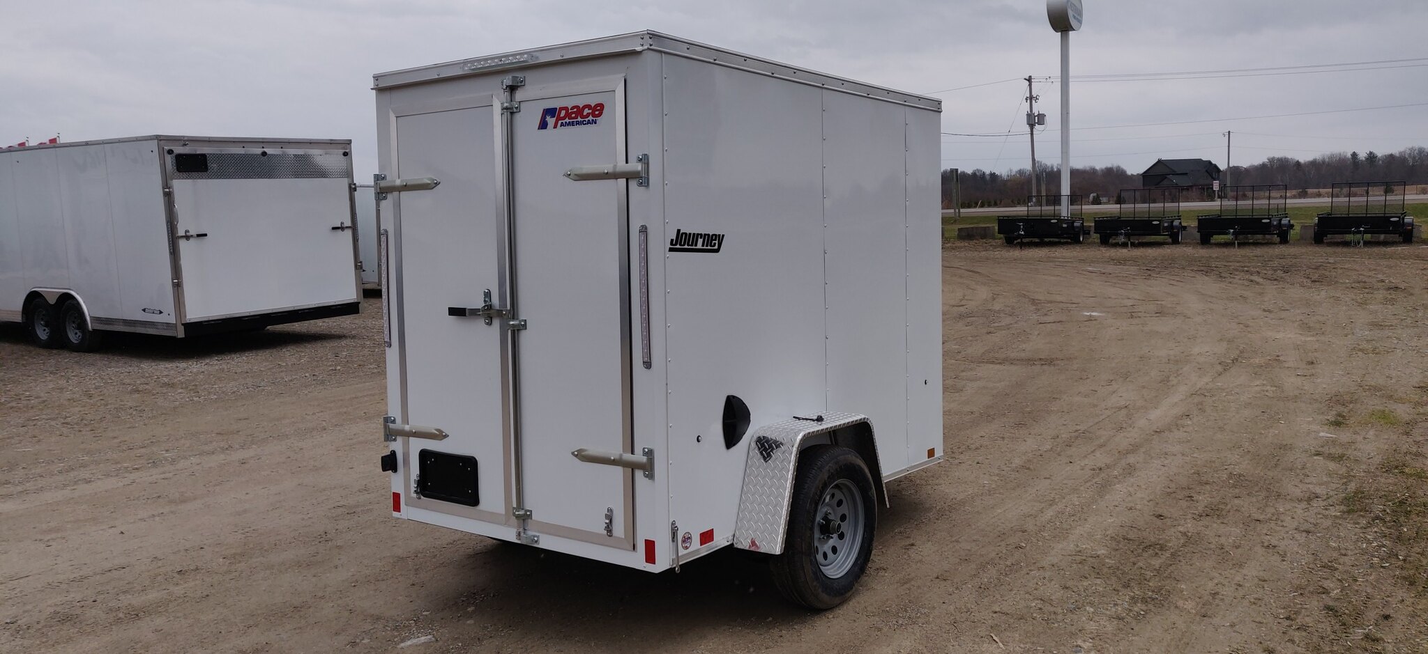 2023 Pace 5x8 Journey SE Cargo Trailer (Barn Doors / 6in Height)