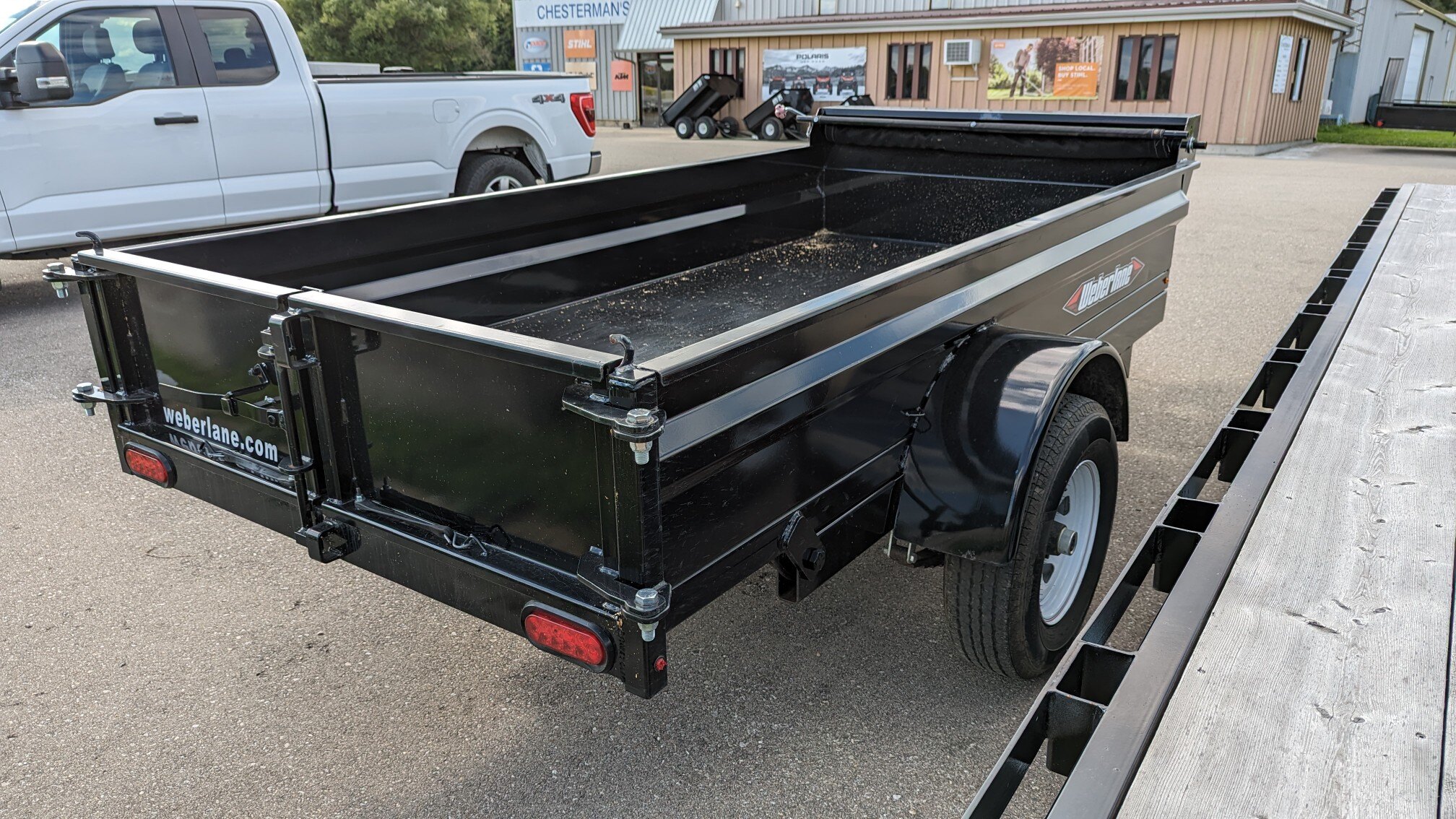 2022 Weberlane 5x10 Low Profile Steel Dump Trailer Steel Floor (ECDWL1060LP)