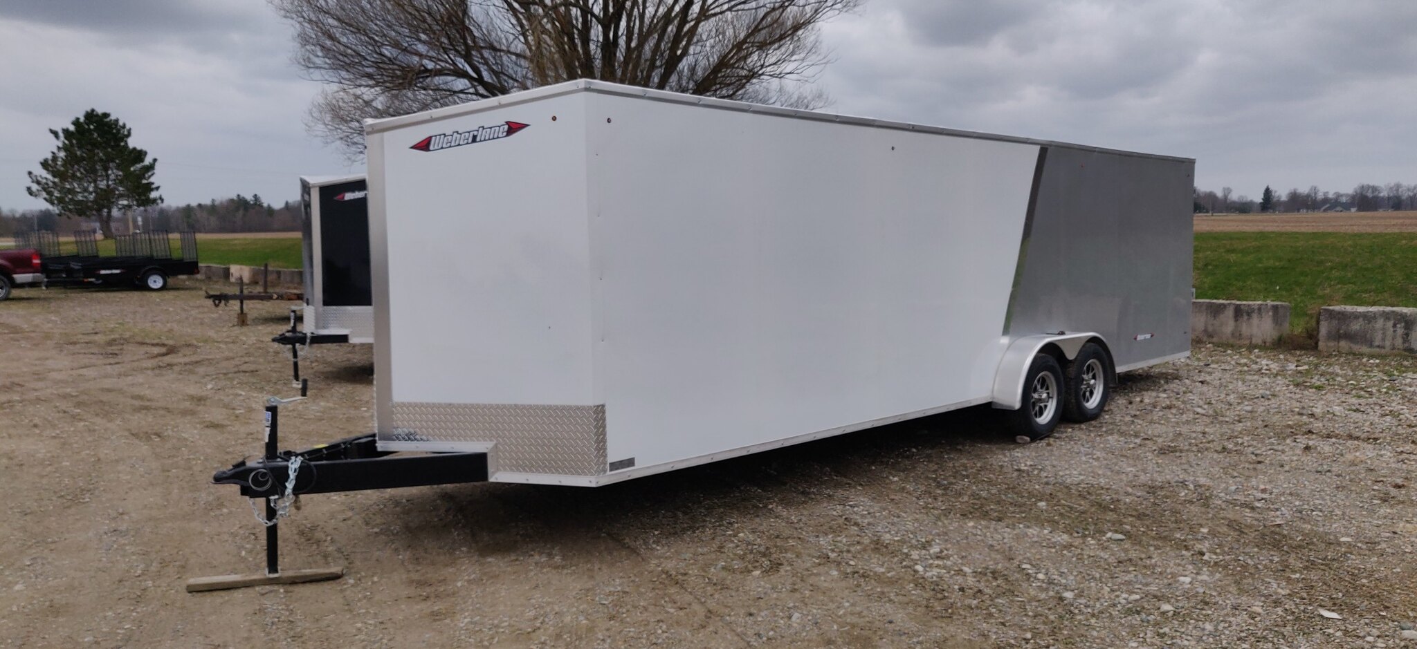 2022 Weberlane 7x26 Contractor Tandem Axle Trailer (Rear Ramp)