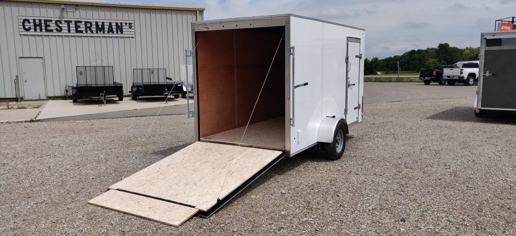 2023 Weberlane 6x12 Estate Cargo Trailer (6 inch / Rear Ramp)