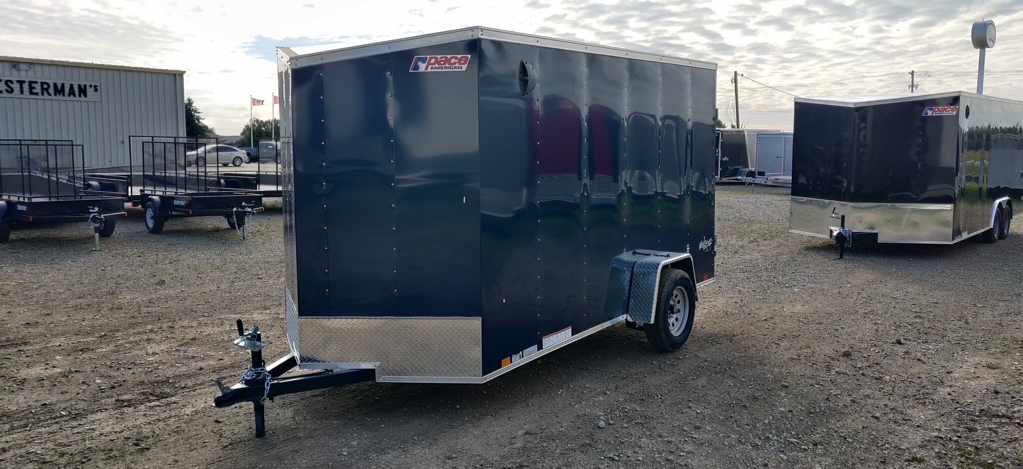 2023 Pace 6x12 Outback Deluxe Cargo Trailer (6 in Height / Barn Doors)