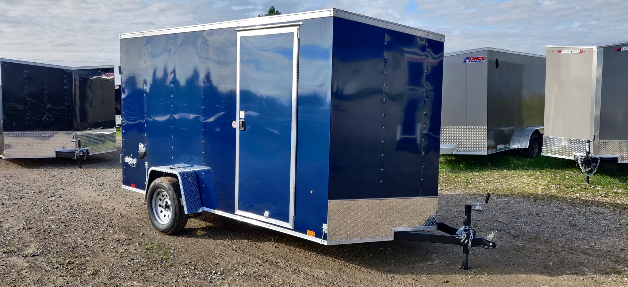 2023 Pace 6x12 Outback Deluxe Cargo Trailer (6 in Height / Barn Doors)