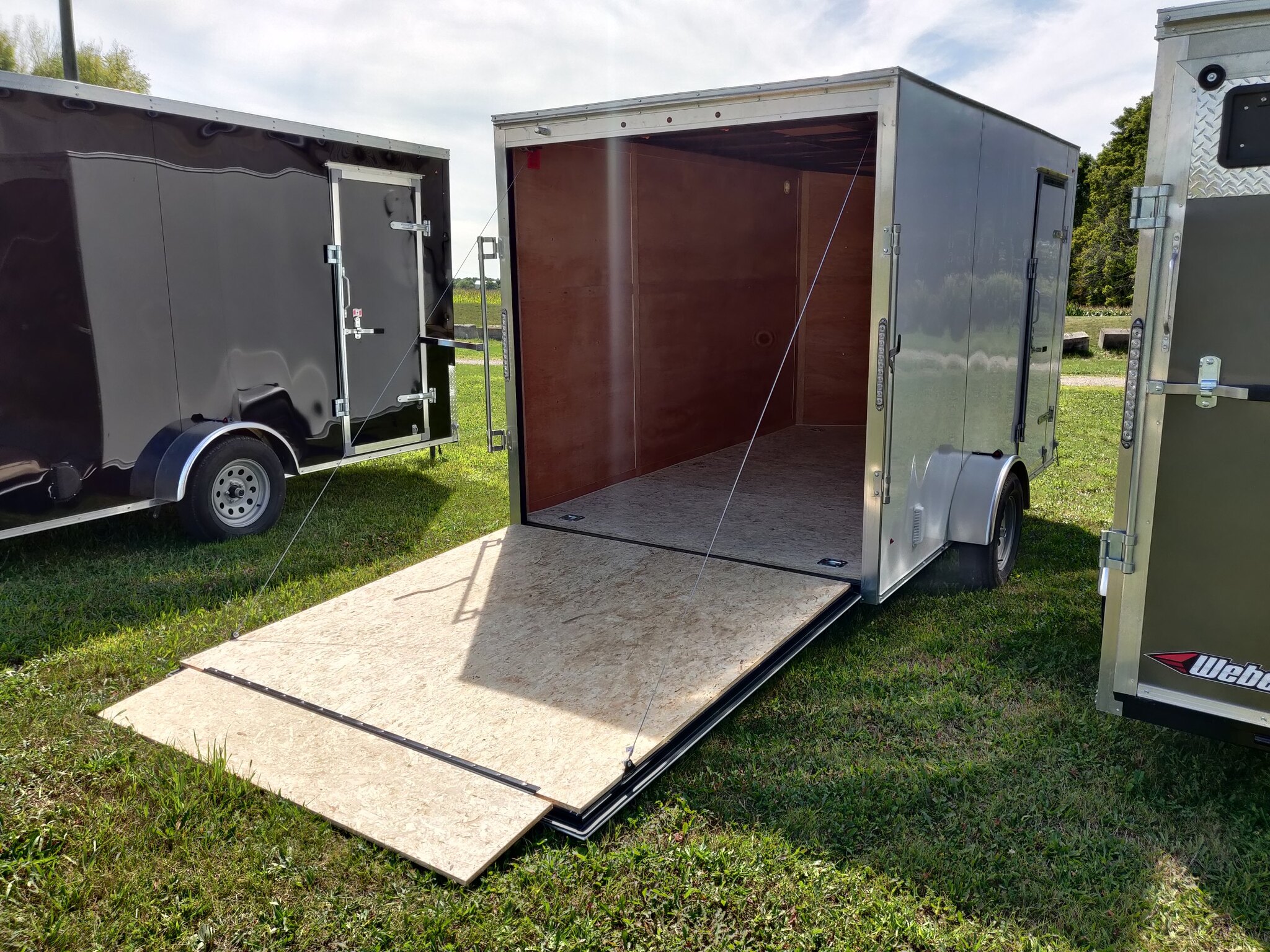 2023 Weberlane 7x12 Estate Cargo Trailer (12 inch / Rear Ramp)