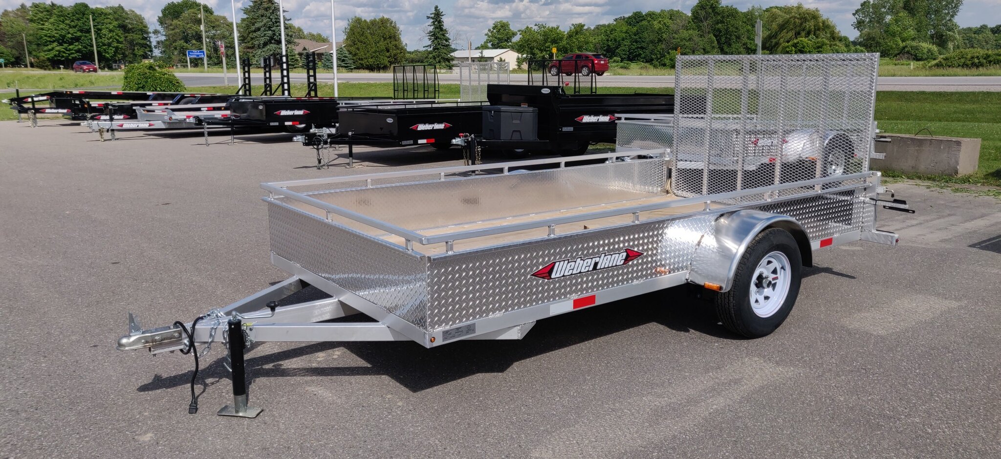 2023 Weberlane 6x12 Aluminum Utility Trailer (AWL1272)