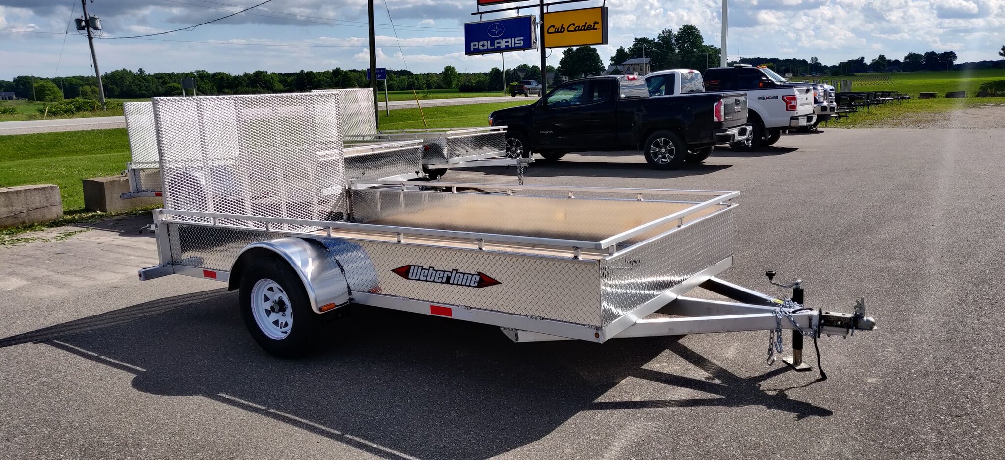 2023 Weberlane 6x12 Aluminum Utility Trailer (AWL1272)