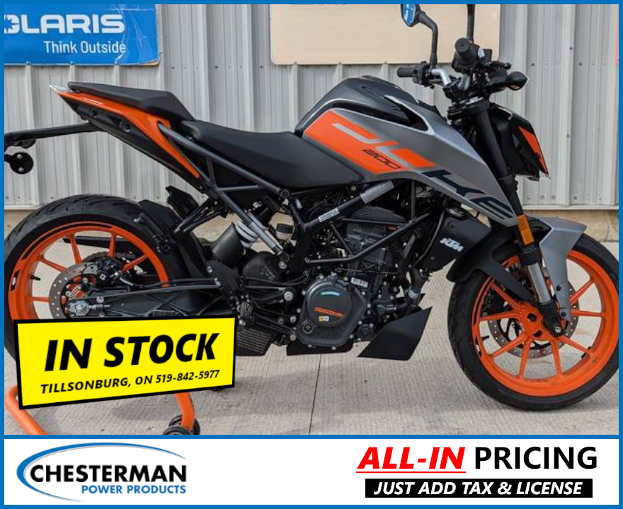 2023 KTM 200 Duke Silver Ride Into Winter Sale!