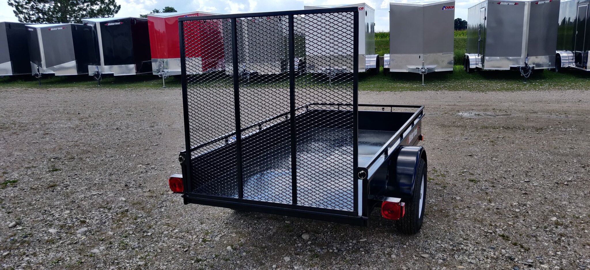 2023 Weberlane 4x8 Utility Trailer EC850 Ramp Upgrade