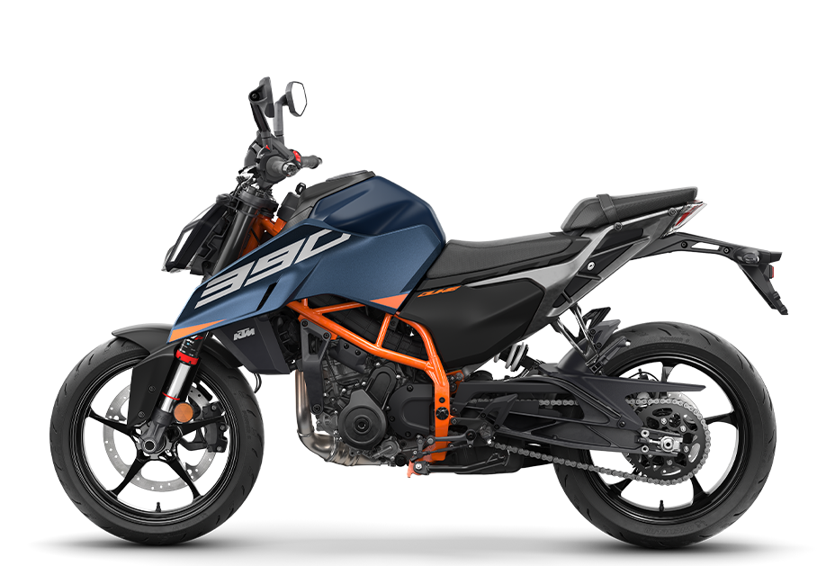 8993 71A5628F AA31 4875 9480 64E0AD312015 PHO BIKE 90 LI KTM 2026 Naked Bikes 390 Duke Blue Left Side View SALL AEPI V1
