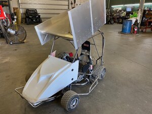 2023 QRC Spitfire Open 0.095 Racing Go Kart Demo Chassis Only