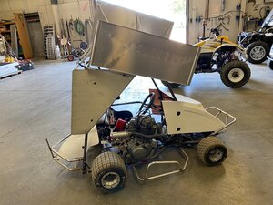 2023 QRC Spitfire Open 0.095 Racing Go Kart Demo Chassis Only